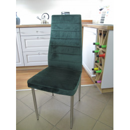 KRZESŁO H-261 VELVET ZIELONY