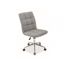 FOTEL OBROTOWY Q-020 SZARY...